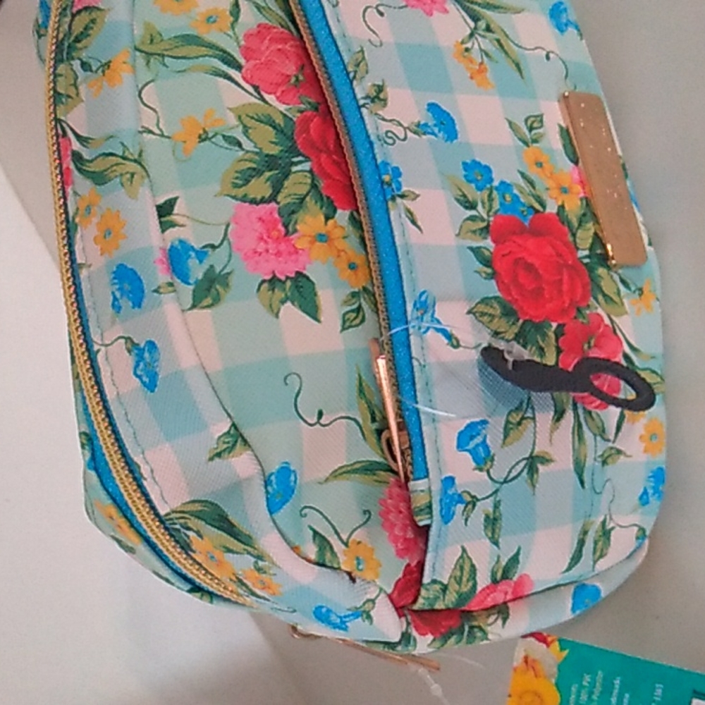 Pioneer Woman Cosmetic Bag Sweet Rose Pattern